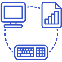Enter data through guided interface